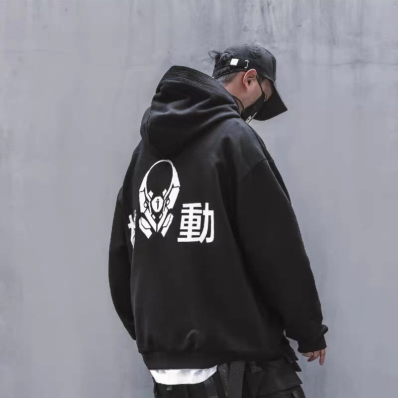 Turtleneck Sweater Functional Spring Hooded Trendy Youth Jacket