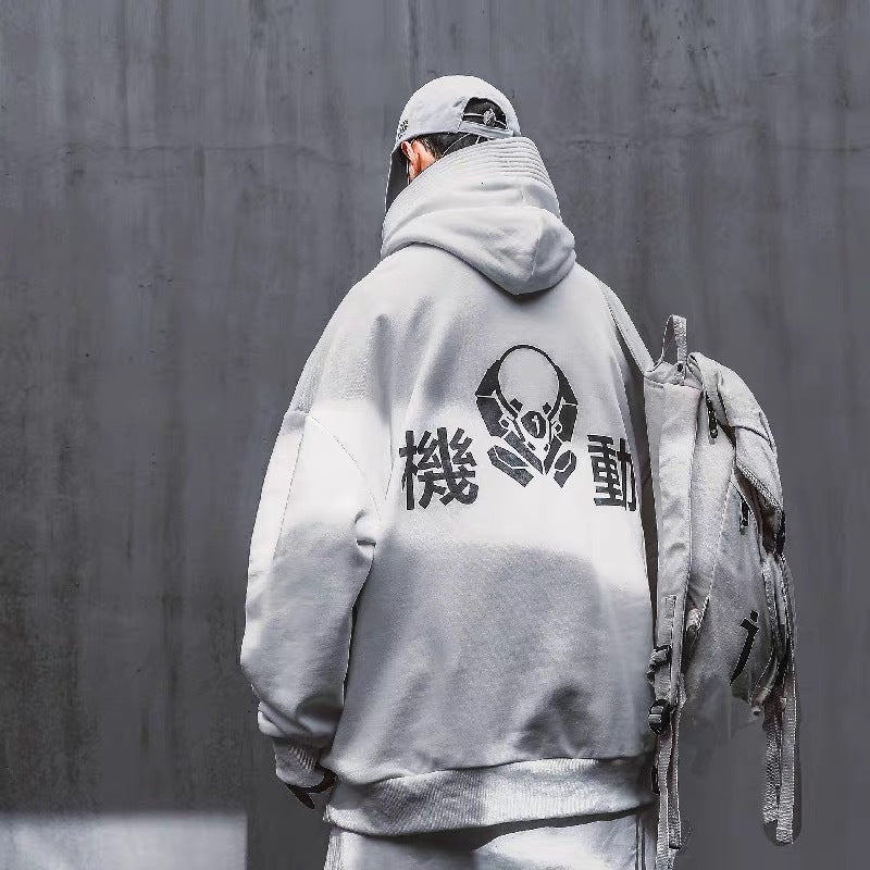 Turtleneck Sweater Functional Spring Hooded Trendy Youth Jacket