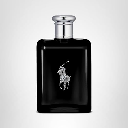Ralph Lauren FRAGRANCES Polo Black - Eau de Toilette - Men's Cologne - Woody & Fresh - With Patchouli, Sandalwood, and Mandarin - Medium Intensity - 6.7 Fl Oz