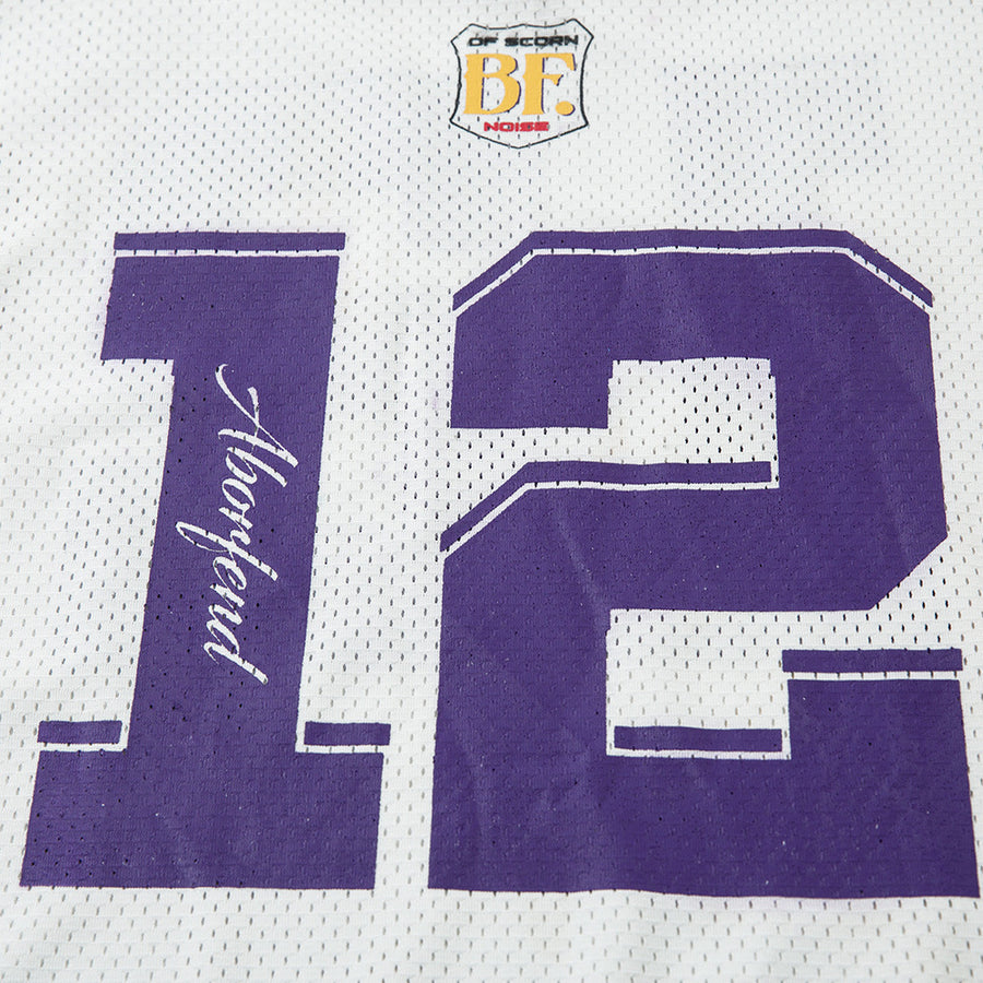 Digital Printed Long-sleeved T-shirt Jersey Contrast Color V-neck Top