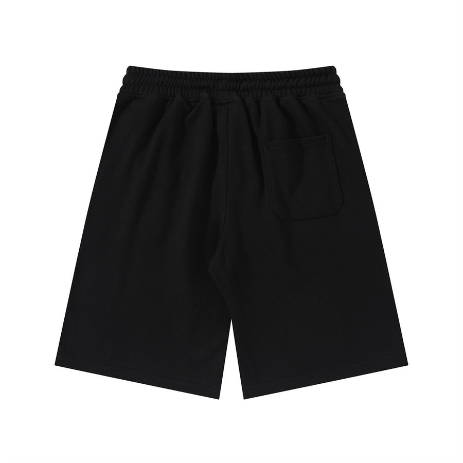 Patch Decoration Casual Straight-leg Shorts For Men